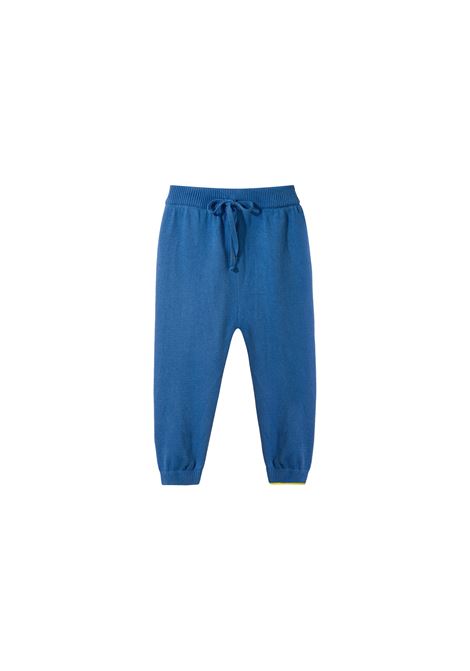 Ocean Blue Knit Joggers GENSAMI | PT04-B-ONDAOCEAN BLUE